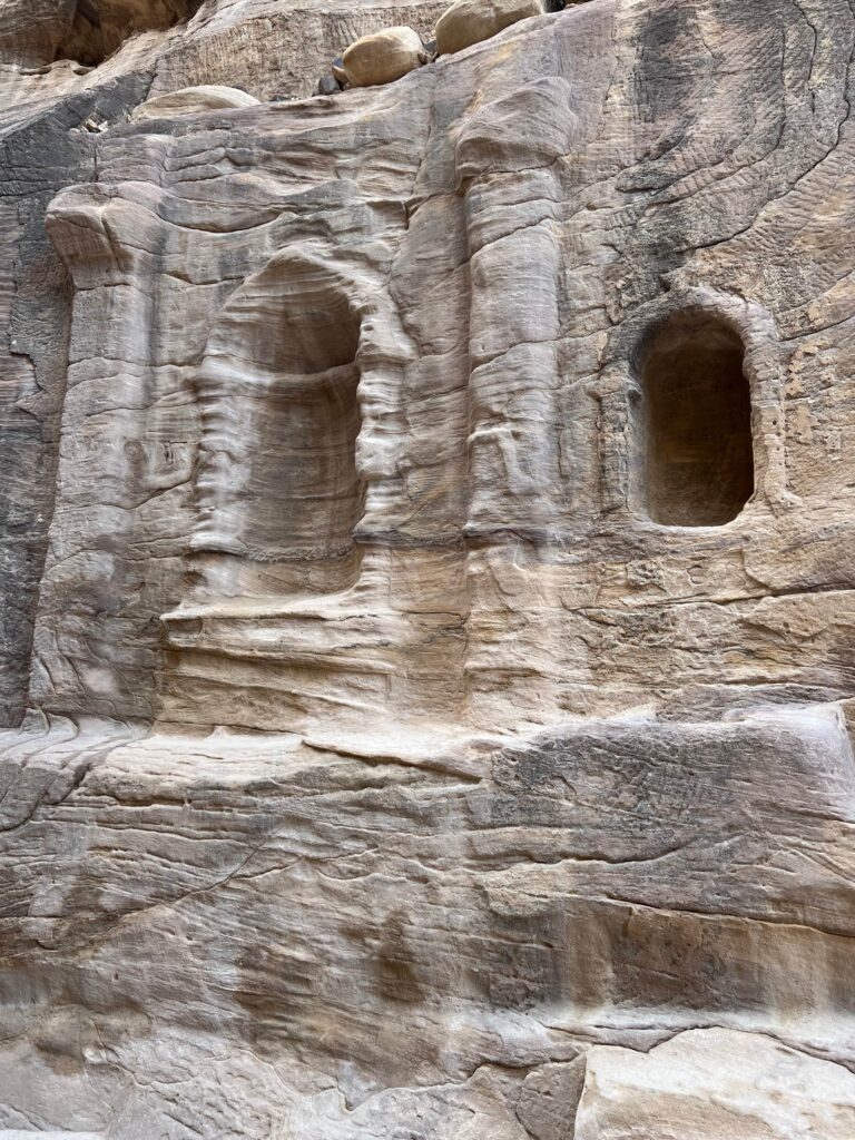 Altares tallados Siq - Petra