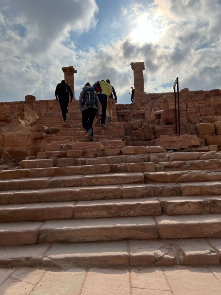 Escaleras Gran Templo - Petra