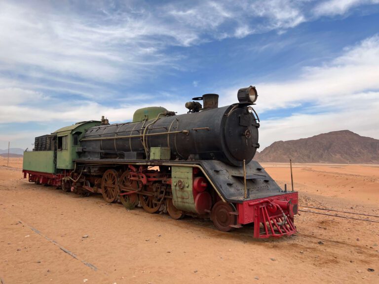 Cementerio de trenes - Wadi Rum