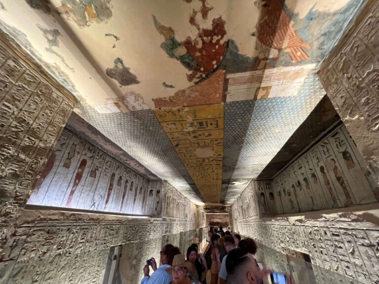 Pasillo tumba Ramses III - Valle de los Reyes