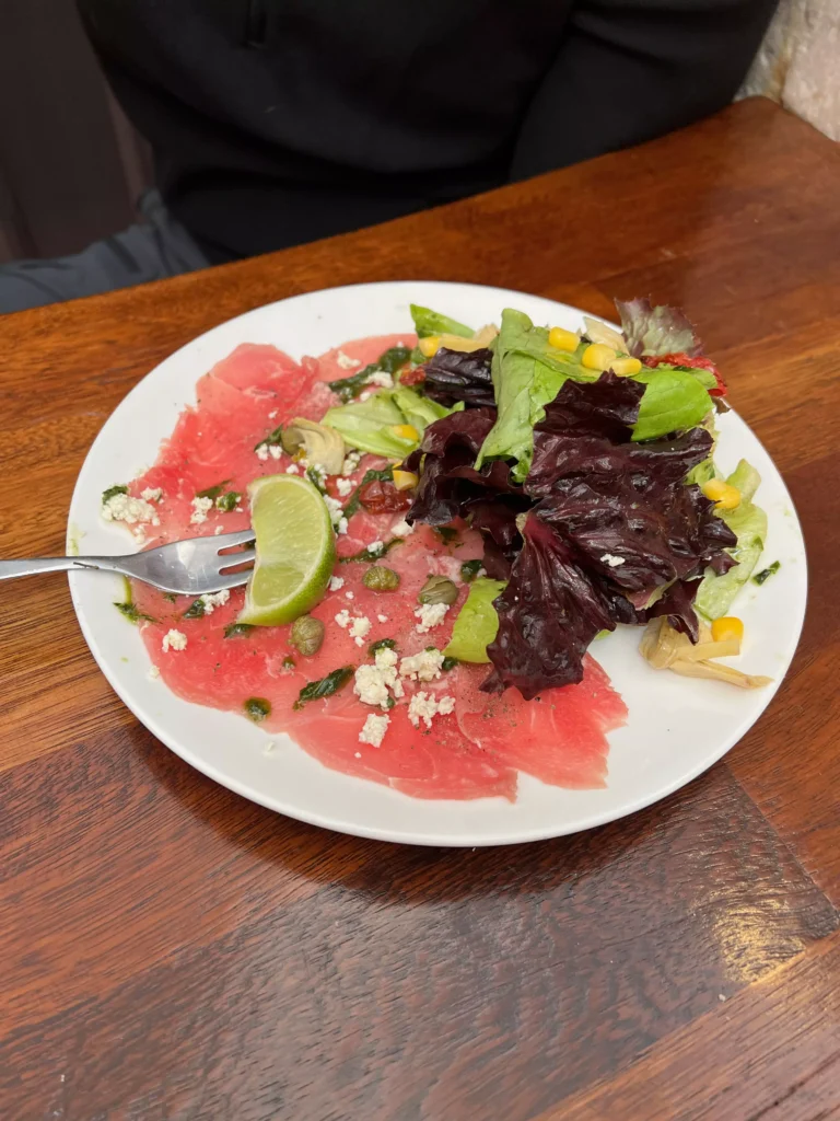 Carpaccio de llama - LaMurillo